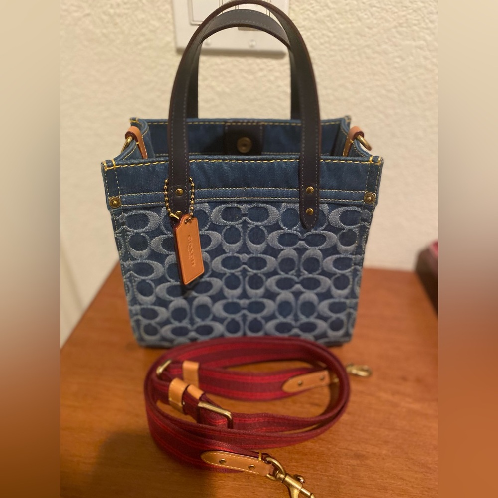 Coach Denim Tote